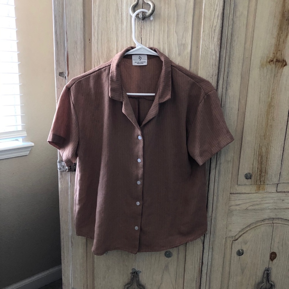 Pinstripe Blouse